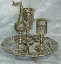 Nickel Havdalah Set