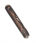 Antique Red Pewter Mezuzah