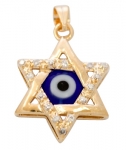 Star of David Eye Pendant