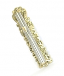 Gold and Silver Jerusalem Wall Mezuzah