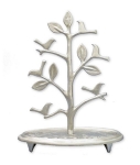 Aluminum Tree Hanukkah Menorah by Shraga Landesman