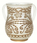 Gold Oriental design Wash Cup