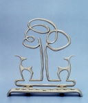 Hanukkah Menorah Deer by Shraga Landesman
