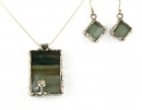 Hand made necklace & earrings set by Sivan