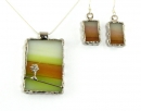 Hand made necklace & earrings set by Sivan