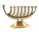Brass Hanukkah Menorah