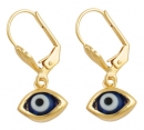 Gold Filled Talisman "Eye" Earrings