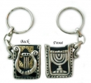 Tehilim book keychain - Magen David design