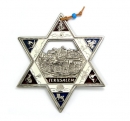 Star of David with Jerusalem Background