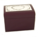 Wooden and Silver Plated Etrog Box