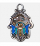 Wall Hamsa Hand By Esther Shahaf