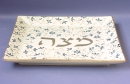 Blue Flower design Ceramic Matzah Tray