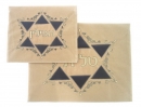 Beige Ultrasuede Tallit & Tefillin Bags