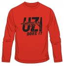 Uzi Does It Long Sleeved T-Shirt by aJudaica
