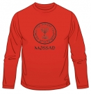 Mossad Emblem Long Sleeved T-Shirt by aJudaica