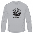 Maccabi Tel Aviv Soccer Long Sleeved T-Shirt by aJudaica