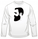 Herzl Long Sleeve T-Shirt by aJudaica