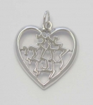 Heart "I am for my Beloved" Pendant