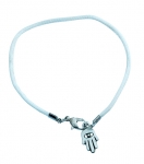Hanging Hamsa on ribbon bracelet