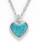 Tiny Turquoise Heart Charm