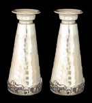 Jerusalem Sterling Silver Candlesticks