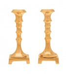 Brass Candlesticks - 19th Century Polish Style