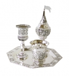 Silver Plated 4-Piece Havdalah Set
