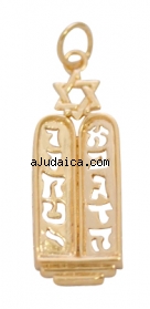 Ten Commandments Pendant by aJudaica