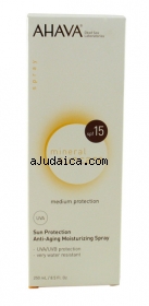 AHAVA Sun Protection Anti-Aging Moisturizer Spray + SPF 15 by aJudaica