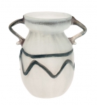 Glass Roman-Byzantine Replica Vessel with Green-Blue decoration