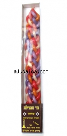 Handmade Colorful Havdalah Candles by aJudaica