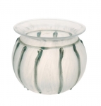 White and Green Roman-Byzantine Replica Glass Jar
