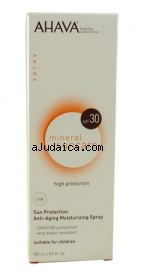 AHAVA Sun Protection Anti-Aging Moisturizer Spray + SPF 30 by aJudaica