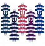 Stripes Triangle Mezuzah Case By Agayof- Dark Small