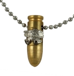 Israeli Army Bullet Bronze Pendant - Armored Troops