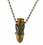 Israeli Army Bullet Bronze Pendant - Air Force