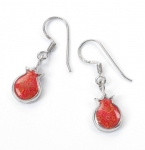 Coral Pomegranate Earrings