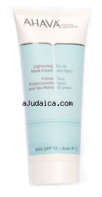 AHAVA Lightening Hand Cream with SPF 12 by aJudaica