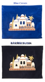 Velvet Tallit & Tefillin Bags - Jerusalem by aJudaica