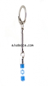Israel Flag Pendant Keychain by aJudaica