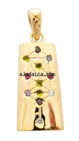 Gold filled Tree of Life pendant by aJudaica