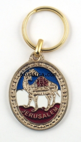 3 Colorful Camel Keychains by aJudaica