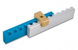 Adi Sidler 3 Part Adjustable Chanukah Menorah