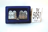 Tallit Clips - Ten Commandments