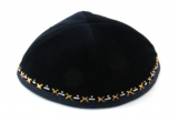 Hand Decorated Velvet Kippah