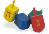 Colorful Wood Dreidel