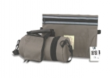Gray Tefillin Carrier with Tallit bag