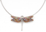 Thousand Flower Dragonfly Necklace