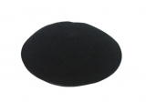 Black Medium DMC knitted Kippah