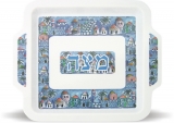 Matzah Tray "Old City" Design